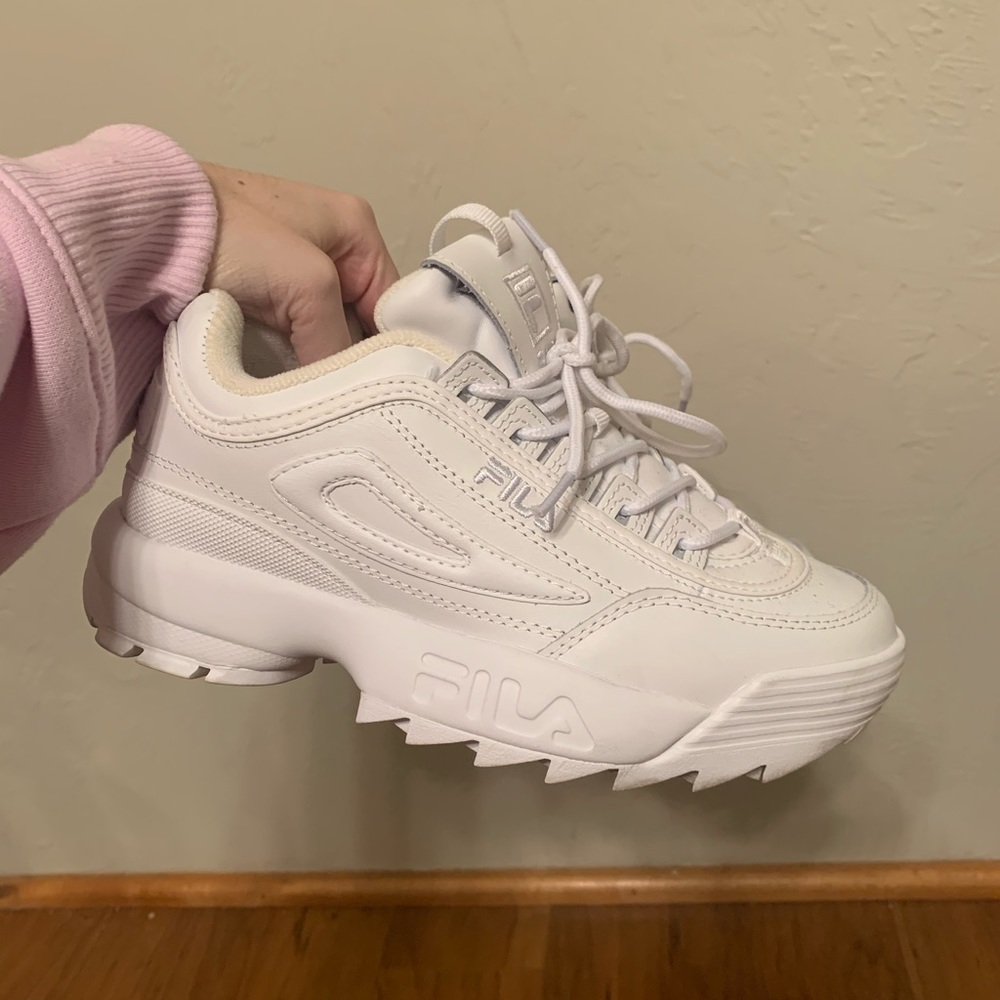 Fila Disruptor II Premium white/white size 7